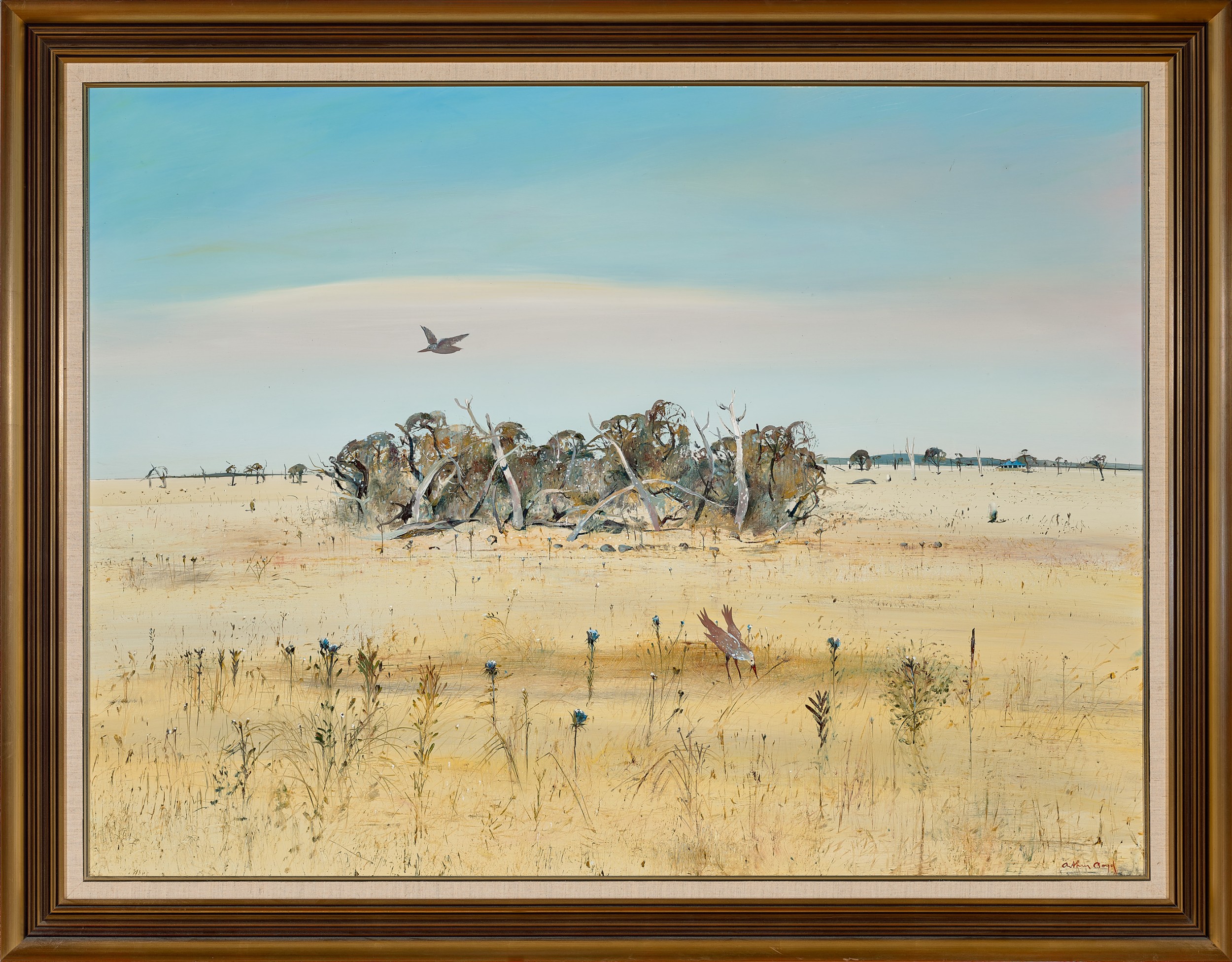 ヘレン・ウィルシャイアー作　オーストラリア風景画　リトグラフ　152/300©️ リトグラフ シドニーハーバー ヘレン・ウィルシャイアー作